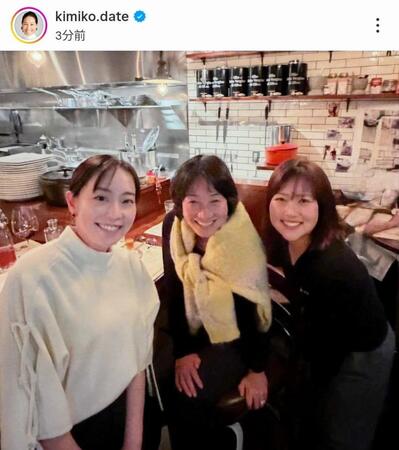 　伊達公子さんのインスタグラム（ｋｉｍｉｋｏ．ｄａｔｅ）より
