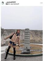 山本有真のインスタグラム（＠＿ｙｕｍａ０５０１）から