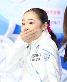 　点数に驚く島田麻央