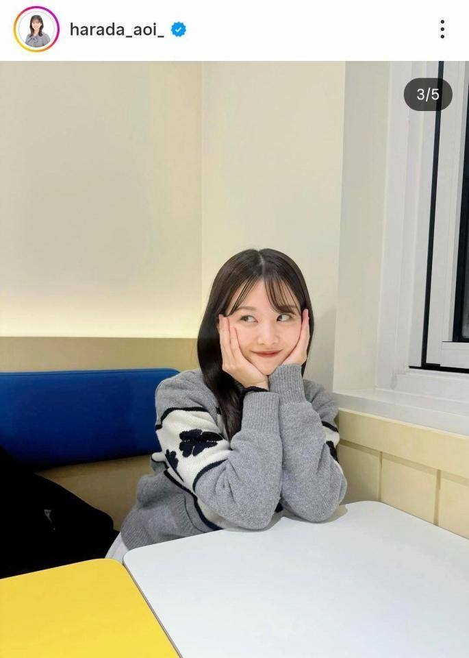 　原田葵アナのインスタグラム＠ｈａｒａｄａ＿ａｏｉ＿より