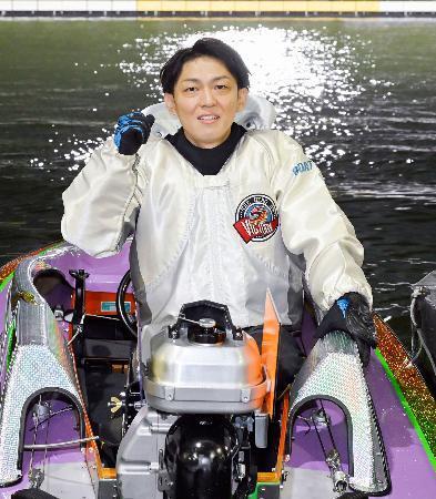 　第４０回グランプリで８年ぶり２度目の優勝を果たした桐生順平＝ボートレース住之江
