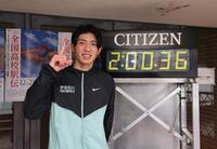 　区間賞を獲得した学法石川の増子陽太選手