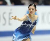 　フリーの演技をする千葉百音（撮影・石井剣太郎）