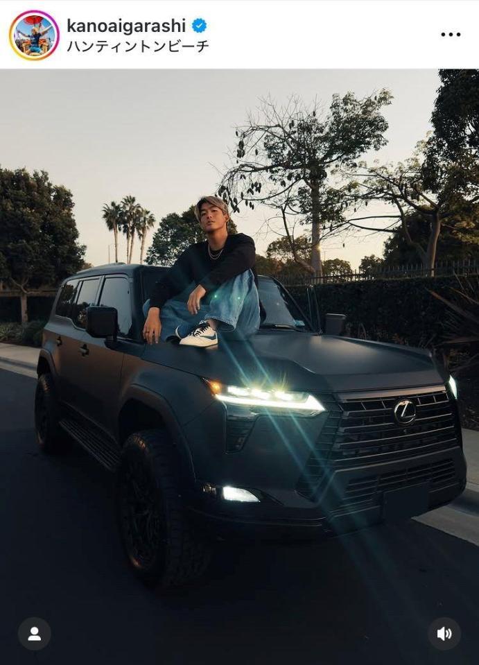 五十嵐カノアのインスタグラム（ｋａｎｏａｉｇａｒａｓｈｉ）より