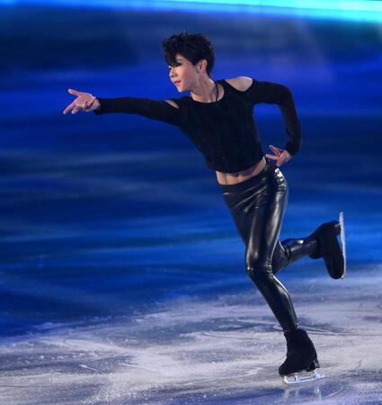 　メダリスト･オン･アイス２０２５で演技する西野太翔（撮影・伊藤笙子）