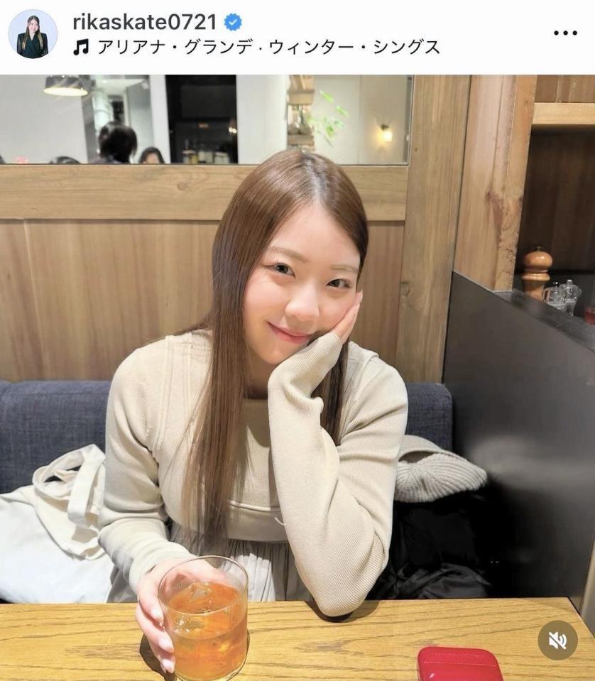 紀平梨花のインスタグラム＠ｒｉｋａｓｋａｔｅ０７２１より