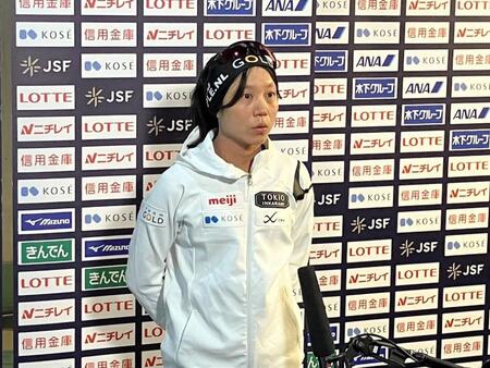 　全日本選手権の前日練習に参加した高木美帆