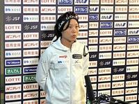 　全日本選手権の前日練習に参加した高木美帆
