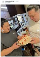 　浅香山部屋のインスタグラム（ａｓａｋａｙａｍａｂｅｙａ）より