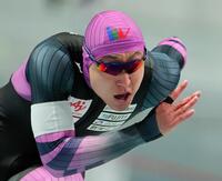 　滑走する新濱立也