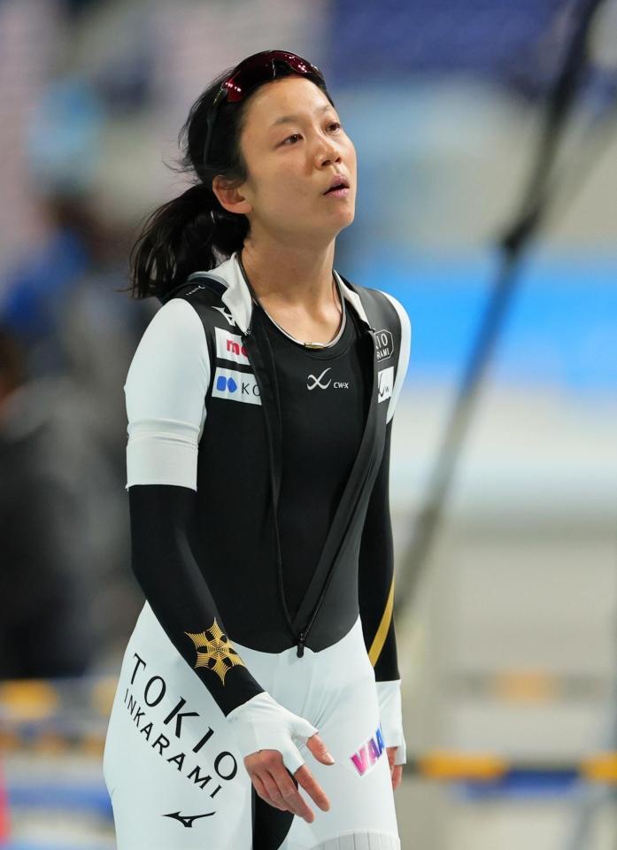 　レースを終えた高木美帆