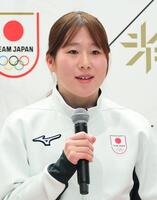 　ミラノ・コルティナ冬季五輪への抱負を語る堀川桃香