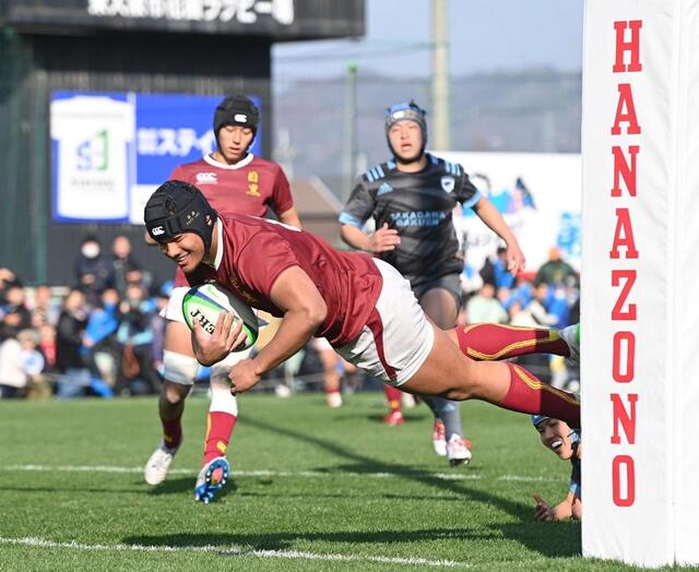 目黒学院のフィジカルモンスター・ロケティが2トライと躍動 好きな