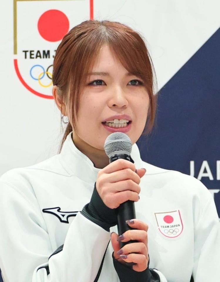 　ミラノ・コルティナ冬季五輪への抱負を語る佐藤綾乃