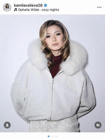 　ワリエワのインスタグラム＠ｋａｍｉｌａｖａｌｉｅｖａ２６より