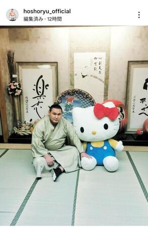 豊昇龍のインスタグラム（＠ｈｏｓｈｏｙｙｕ＿ｏｆｆｉｃｉａｌ）から