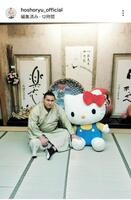 豊昇龍のインスタグラム（＠ｈｏｓｈｏｙｙｕ＿ｏｆｆｉｃｉａｌ）から