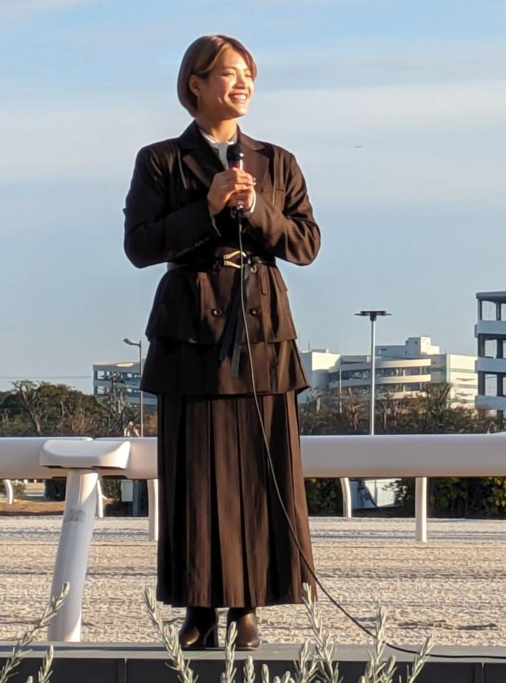 　イベントに登場した阿部詩