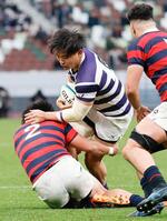 　後半、攻める明大・最上