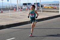 　力走する青学大・塩出翔太（撮影・棚橋慶太）