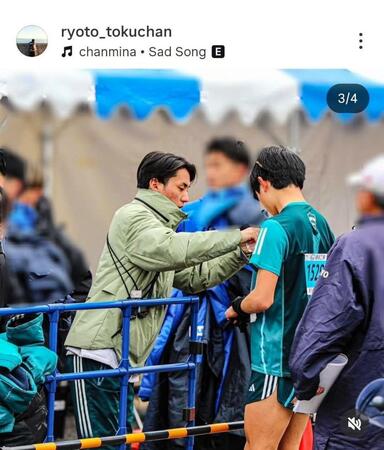 徳澄遼仁マネジャーのインスタグラム（＠ｒｙｏｔｏ＿ｔｏｋｕｃｈａｎ）から