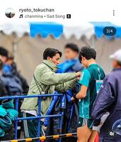 徳澄遼仁マネジャーのインスタグラム（＠ｒｙｏｔｏ＿ｔｏｋｕｃｈａｎ）から