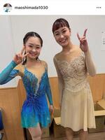 島田麻央インスタグラム（ｍａｏｓｈｉｍａｄａ１０３０）より