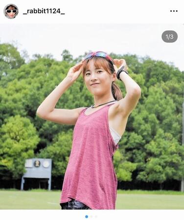 北川星瑠のインスタグラム＠＿ｒａｂｂｉｔ１１２４より