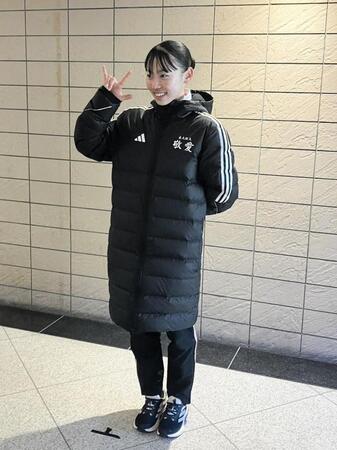 積水化学入りを発表した久保凛