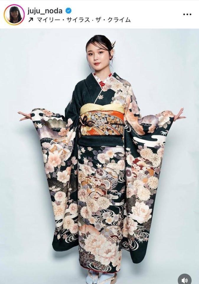 　野田樹潤インスタグラム＠ｊｕｊｕ＿ｎｏｄａより