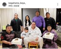 　伊勢ケ浜部屋のインスタグラム（ｉｓｅｇａｈａｍａ＿ｂｅｙａ＿）より