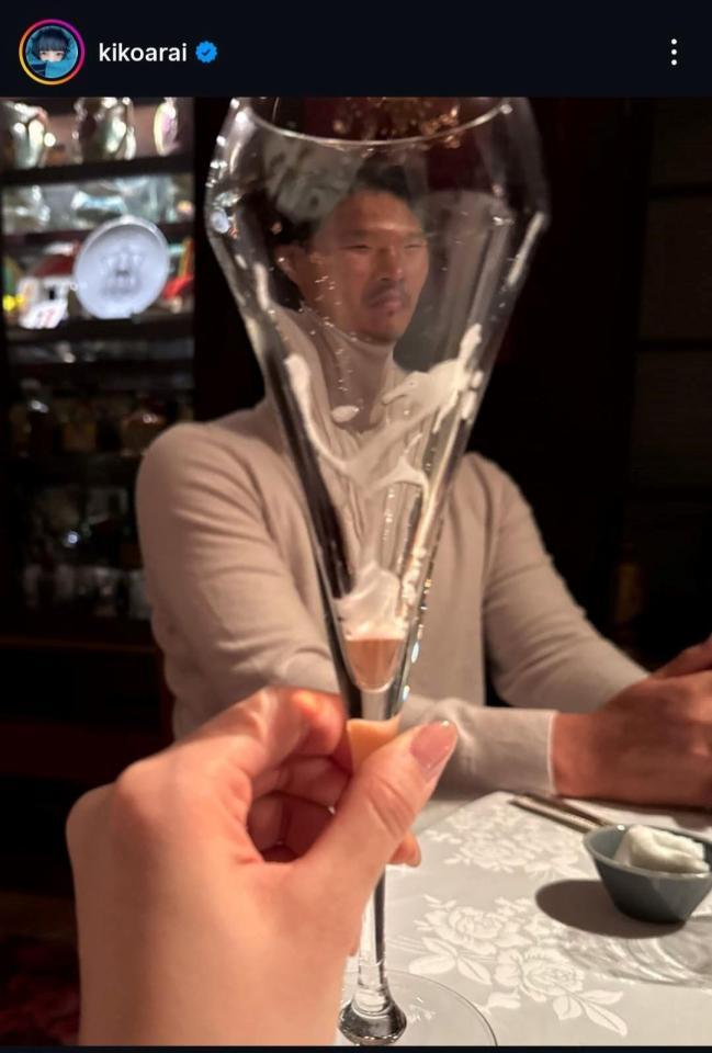 新井貴子インスタグラム＠ｋｉｋｏａｒａｉから