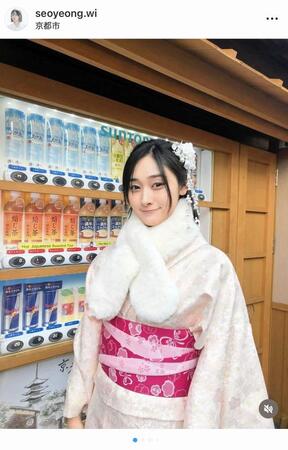 ウィ・ソヨンのインスタグラム＠ｓｅｏｙｅｏｎｇ．ｗｉより