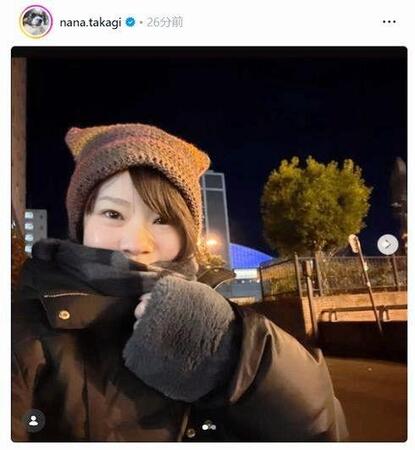 　高木菜那のインスタグラム（ｎａｎａ．ｔａｋａｇｉ）より 