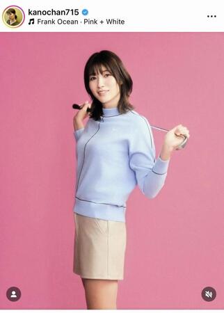 狩野舞子さんのインスタグラム＠ｋａｎｏｃｈａｎ７１５より