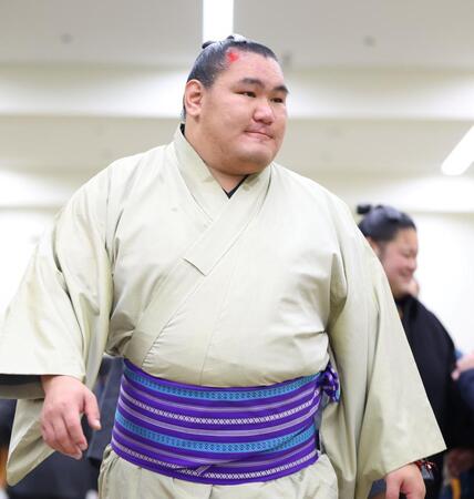 一敗を死守した豊昇龍（撮影・持木克友）