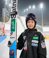 写真に納まる４位の高梨沙羅