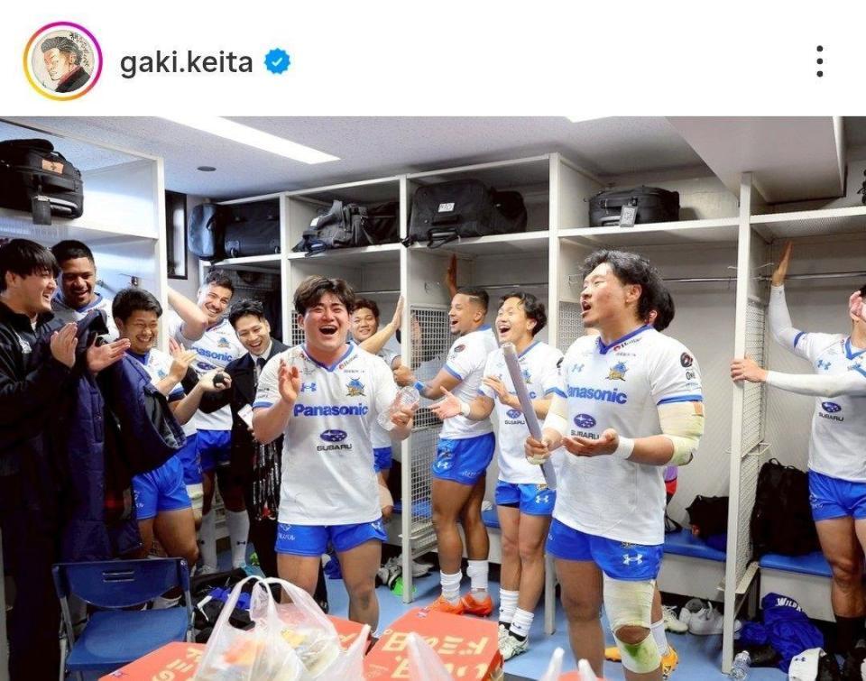 　稲垣啓太のインスタグラム（ｇａｋｉ．ｋｅｉｔａ）より