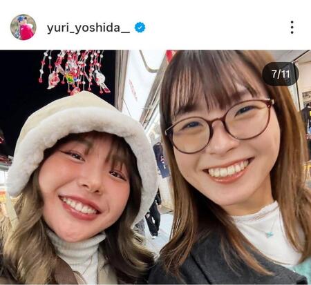 吉田優利のインスタグラム（＠ｙｕｒｉ＿ｙｏｓｈｉｄａ＿）から