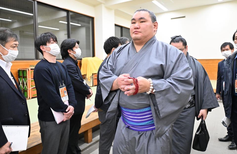 ３敗目を喫した豊昇龍