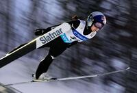 ９位となった高梨沙羅の飛躍