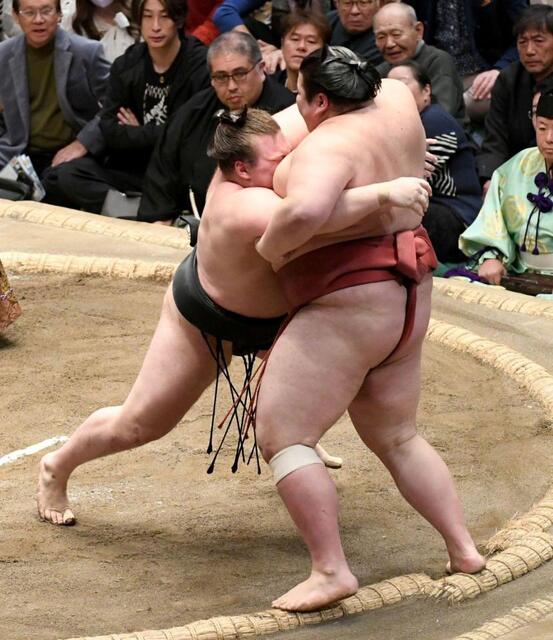 新大関安青錦が単独トップ 豊昇龍4敗目