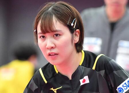 平野美宇は6回戦敗退 カットマン佐藤瞳にストレート完敗 8強入り逃すのは4年ぶり