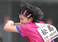 女子シングルス５回戦で橋本帆乃香に敗れた松島美空
