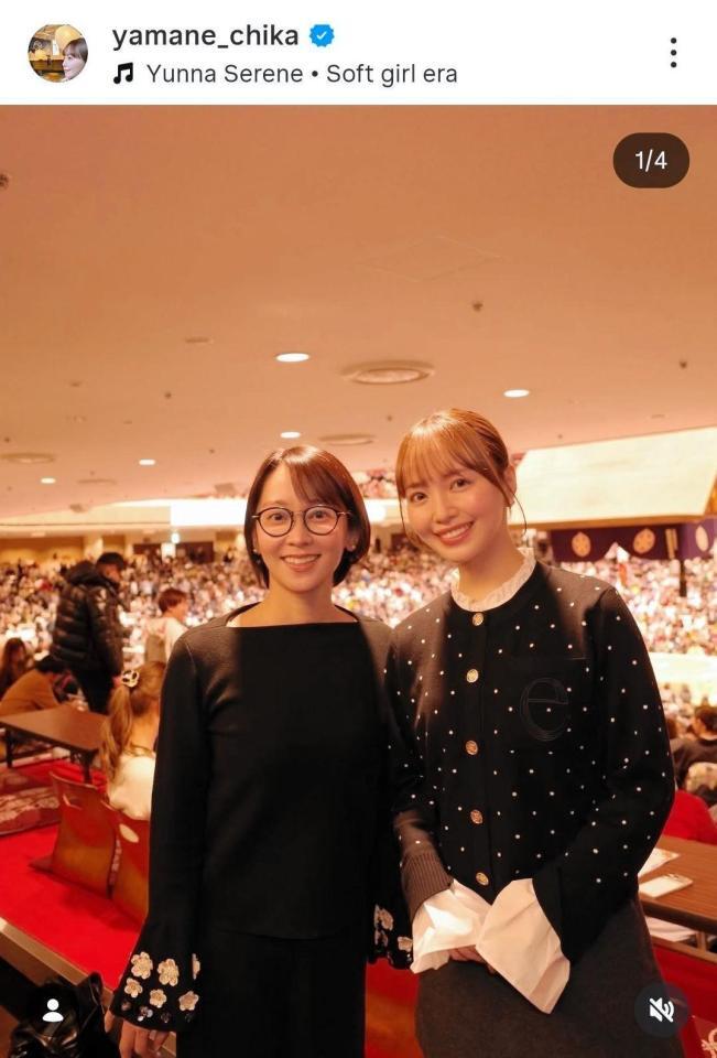 山根千佳のインスタグラム（＠ｙａｍａｎｅ＿ｃｈｉｋａ）から