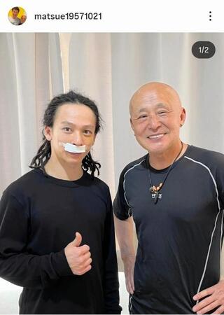 松栄勲氏のインスタグラム（＠ｍａｔｓｕｅ１９５７１０２１）から