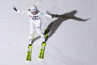 ４位に入った丸山希の着地