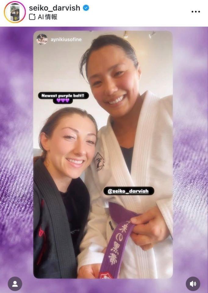 ダルビッシュ聖子さんインスタグラム（ｓｅｉｋｏ＿ｄａｒｖｉｓｈ）より