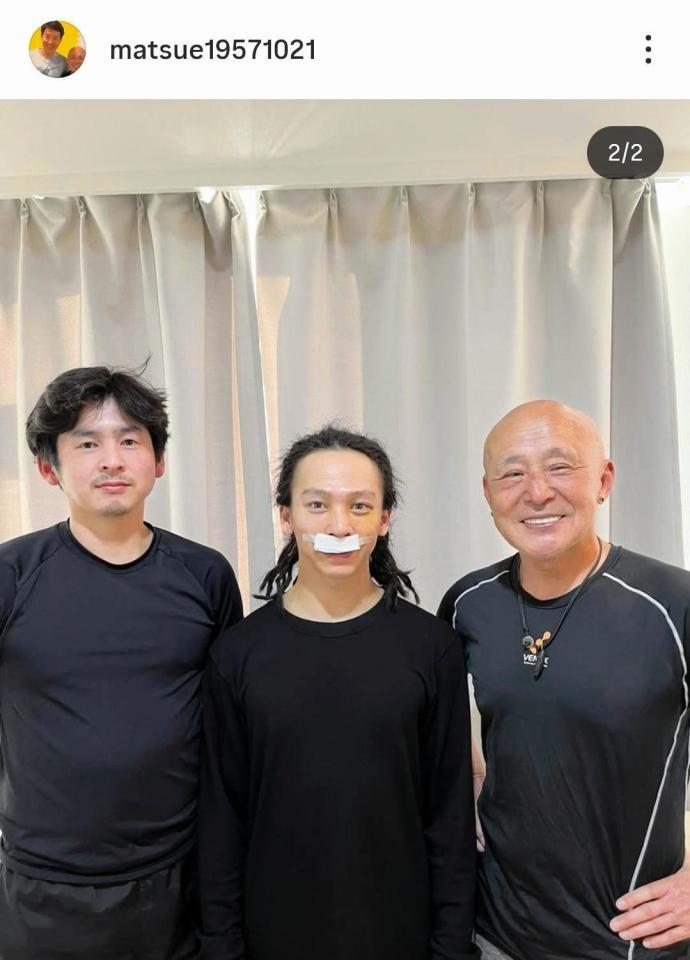 松栄勲氏のインスタグラム（＠ｍａｔｓｕｅ１９５７１０２１）から
