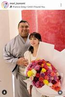 杜このみのインスタグラム（＠ｍｏｒｉ＿ｋｏｎｏｍｉ）から